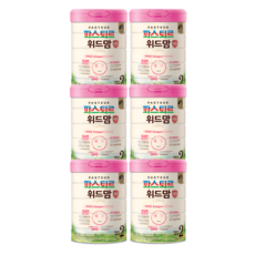 파스퇴르 위드맘 제왕 분유 2단계, 750g, 6개