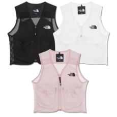 노스페이스 여성 크롭 핏되는 고프코어룩 아웃도어 캠핑 등산 베스트 조끼