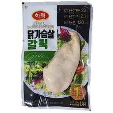 하림 닭가슴살 갈릭, 20개, 100g