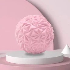 OPTP 하프볼 페어 - 스트레칭 및 마사지 허리 다리 발 신체 근육 긴장 완화를 위한 무롤 세트, 08 Pink-Single ball