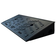 높이 12cm 차량진입판 카업 120 자동차 경사로 발판 경사판, 1개, 블랙