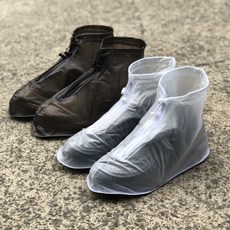 신발방수커버 장마철 비올때 방수 신발 덮개 장화 레인슈즈, 방수신발커버-화이트_L, 방수신발커버-화이트, 1개