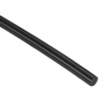 uxcell 실리콘 폼 씰 웨더 9.8피트 3M 스펀지 솔리드 코드 4mm 고무 스트립, 2mm x 10m, 블랙