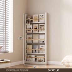 슬림 벽선반 책장 책꽂이 진열 수납 선반형 거실 침실 인테리어, 1단, O_60cm 폭 3층 소나무