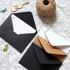 심플 편지봉투A 블랙 doi+33077Lx