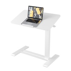 FlexiSpot 이동식 사이드테이블 H7pro 높이조절 655-1050mm 각도조절 침대 테이블, 화이트