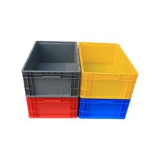 접이식 파레트박스 플라스틱 다용도 물류박스 상자 창고용 수납, A. 400X300X148mm그레이