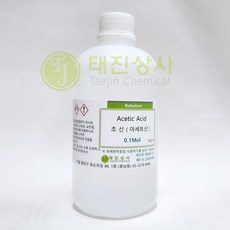 아세트산 0.1Mol (초산 빙초산 Acetic Acid) Solution 64-19-7 450ml