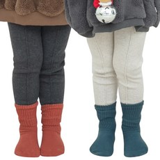 KKAKKUNGNORITER 孩童款保暖針織內搭褲 2入