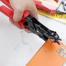 다용도 펀칭기 벨트 가죽 구멍 타공기 가방끈 공예 가죽펀치 펀칭기계 아일렛펀치 가죽펀칭 벨트구멍뚫기, 고급형펀칭기