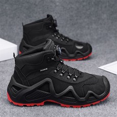 高幫戶外登山鞋 越野徒步鞋 快速反應靴 旋轉鈕釦 男鞋