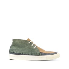 꼼 데 가르송 중고 패치워크 레이스 업 스니커즈