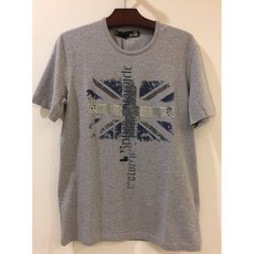 Moschino灰色國旗T恤