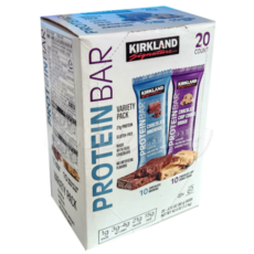 커클랜드시그니춰 프로틴 바 60g 초콜릿 브라우니 + 칩 쿠키 도우 프로틴바, 1.2kg, 1개