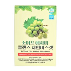 소이프 애사비 클렌즈 샤인머스캣 사과초모식초 애플사이다비니거 액상 스틱, 30개, 15ml