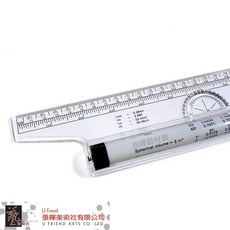 Nationart 滾輪平行尺 30cm, 1個