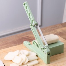 수동 육절기 가정용 한약재 떡 슬라이서 대패삼겹살, 녹색, 1개