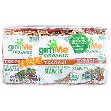 Gimme 로스티드 씨위드 스낵 테리야키 6개입