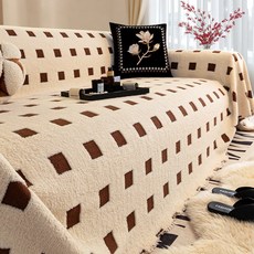 2025舒棉絨毛絨沙發巾 冬季加厚