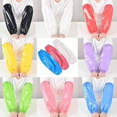 식당 카페 미용실 작업용 주방 밴딩형 TPU방수토시, 블랙