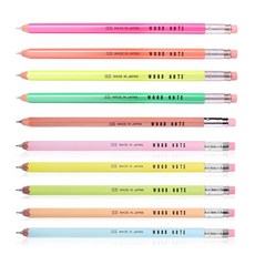 기타보쉬 목재샤프 WOOD NOTE W-300R (낱개), 파스텔핑크