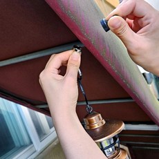 캠핑용 초강력 자석 카라비너 고리 텐트 부착 랜턴걸이, 1개, 상세페이지 참조