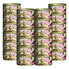테비토퍼 기절초풍 닭국 고양이 간식, 24개, 160g, 치킨+연어