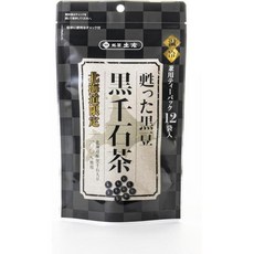 일본 직배송 도쿠라 블랙 센고쿠 티 겸용 홋카이도 한정 생산 12티입 매일 즐기는 무카페인 블랙빈