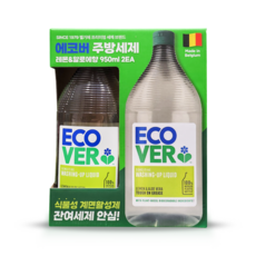 에코버 주방세제 레몬 앤 알로에향 950ml x 2입, 2개