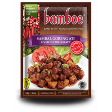Bamboe Sambal Goreng Ati - 코코넛 그레이비의 간 54그램(2피스)