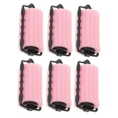 DINHEAROM 6피스 대형 소프트 스폰지 헤어 롤러 긴 및 헤어용 무열 컬러 손상 없음 편안한 홈 스타일링 도구 손쉬운 웨이브용 315321 9002693743