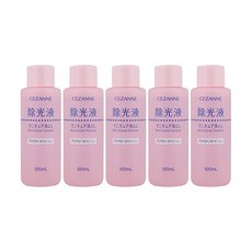 세잔느 마일드 에나멜 리무버N 클리어 120ml 5개 일본 매니큐어 리무버