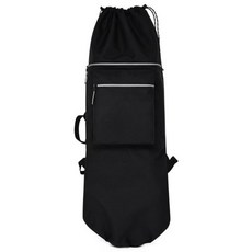 이세상아이템 롱핀 케이스 프리다이빙 핀 가방 백팩 더블백 오리발 스케이트 보드 롱보드, 블랙