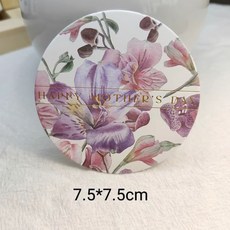 【店鋪熱銷】原創設計母親節水彩花卉係列卡片幹花賀卡弔牌明信片創意花束插卡, 1個, C款（1份10張）7.5*75無繩