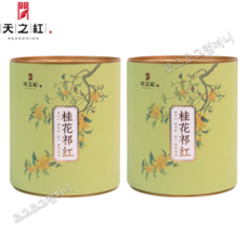 천지홍 오스만투스 계화홍차 계화기홍 블랙티 캔포장 산차 총200g, 2개, 1개입, 100g