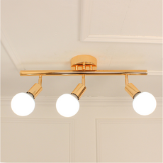 코디 3등 5등 LED 주방등 직부형 북유럽 인테리어 카페 조명, 코디 3등 (골드)+볼구12W짧은목(주백색) 3개