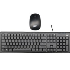 BKY KMS 鍵盤滑鼠組 USB 有線 越南製造 標案專用, 一般型, 黑色, BKY-KMS鍵鼠組