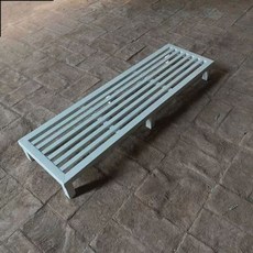 철제 발받 미끄럼방지 작업 식당 발판 보조, 크림화이트 60x25x15