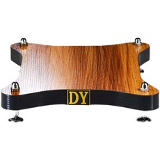 스피커 우퍼 받침대, 나무색 비정형 30x34cm