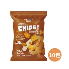 GOpower果果能量 蛋白香酥脆【和風壽喜燒】高蛋白 蛋白質 健身補給, 10包, 33g