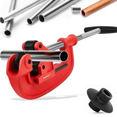 칼날이 추가된 헤비 듀티 1-3인치 파이프 커터 도구 - 전문 절단 아연 도금 강철 및 철 파이프용 날카롭고 단단한 고도라 작성, 1" to 3" Pipe Cutter Blade