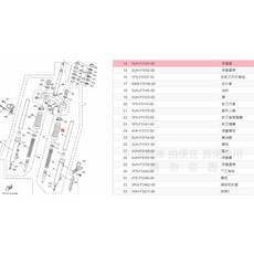 YAMAHA 山葉 3UH-F3191-00 GTR 車玩 馬車 新迅光 頂級迅光 前叉防塵套