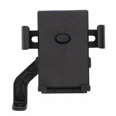 摩托車手機架，單手操作，360度旋轉，穩固防震，快速取放，多尺寸適用, 黑色, 鏡座款