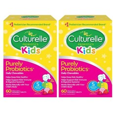 Culturelle 컬처렐 키즈 츄어블 프로바이오틱스 유산균 60정, 2개