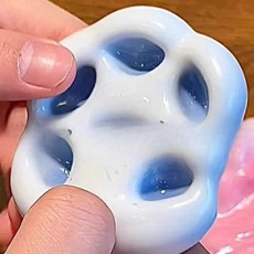 로제 스트레스볼 검드롭 클레이 슬라임 스트레스 모찌 스퀴시볼 볼 젤리볼 말랑이 스퀴시, 1개