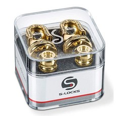 Schaller S-Locks 吉他安全背帶扣 六色 電吉他 木吉他 貝斯 安全背扣 背帶扣, 金色 Gold, 1個