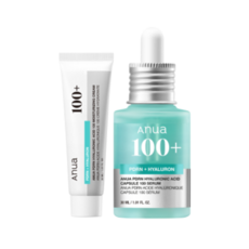 아누아 PDRN 피디알엔 히알루론산 캡슐 100 세럼 30ml + 피디알엔 히알루론산 100 수분 크림 30ml 세트, 1개