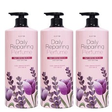 엘라스틴 데일리 리페어링 퍼퓸 컨디셔너 프렌치 라벤더향, 1.1L, 3개