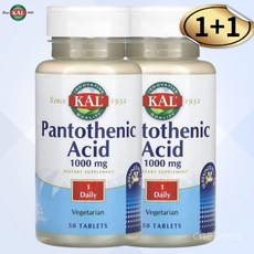 칼 판토텐산 1000mg 서방형 50정 2병 칼슘