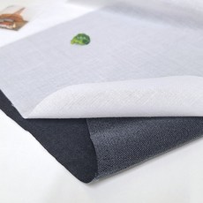 짱패브릭 16수 tc 도트 접착심지, 진그레이 (110cm × 45cm), 1개